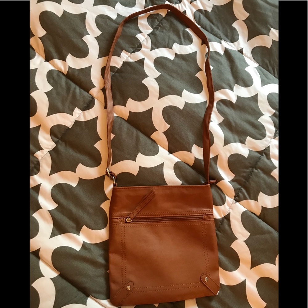 Brown crossbody bag